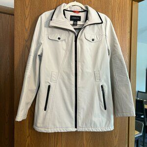 London Fog Ivory Waterproof Jacket Women’s Large Lightweight Coat